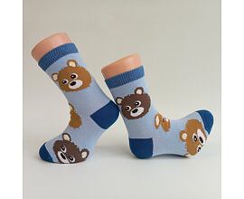 dětské modré ponožky s medvídkem Trepon Nikola