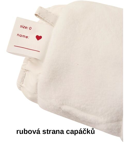 dětské capáčky Reima Tepasto Off white 5300069C-0110